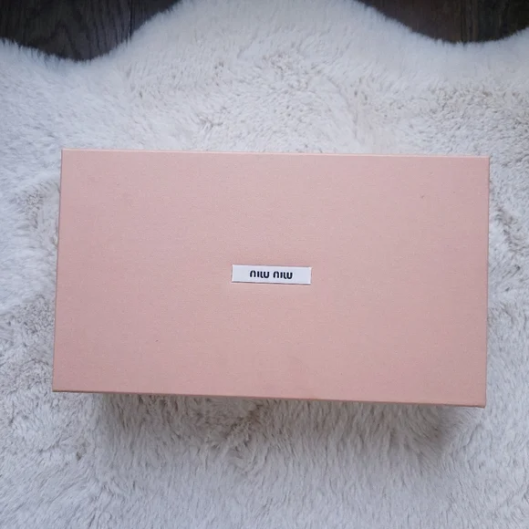 Miu Miu Balletcore Tie Up Belted Leather Ballerina Flats - Picture 4 of 15